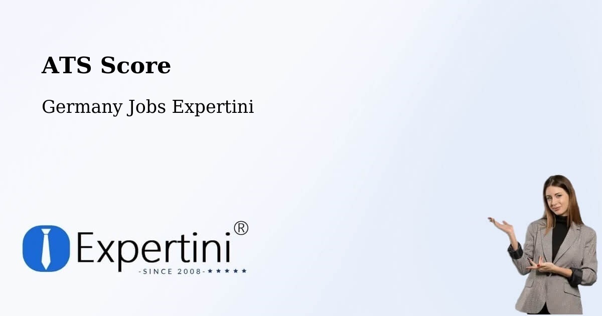 Resume ATS Score & Job Description Match Tool – Buch - Germany Jobs Expertini