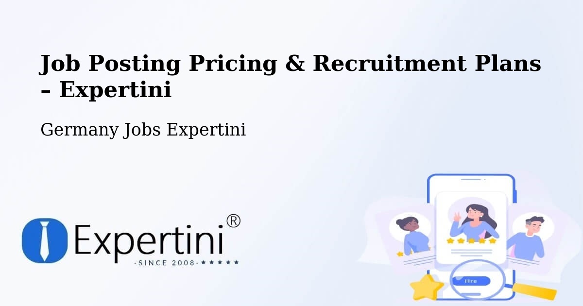 Job Posting Pricing & Recruitment Plans – Buch - Buch, Germany Jobs Expertini