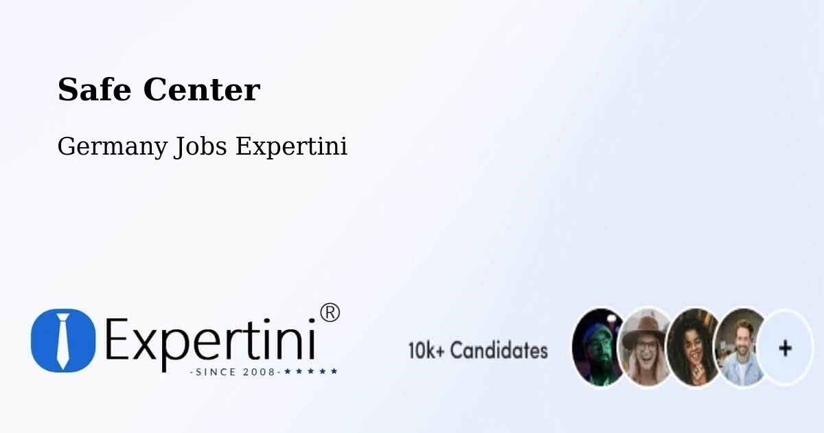 Safety Center – Buch - Germany Jobs Expertini